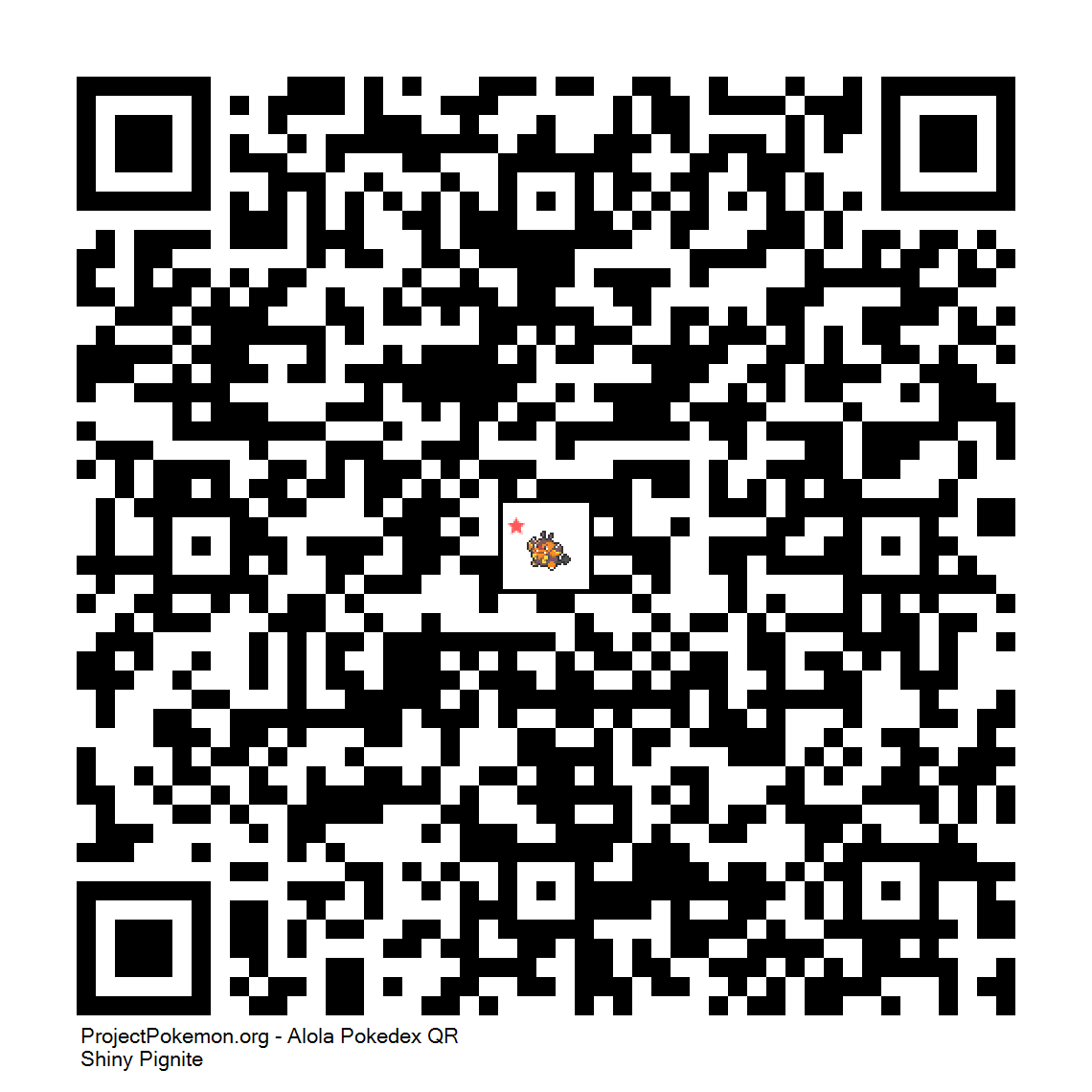 Cdigo QR de Pignite variocolor